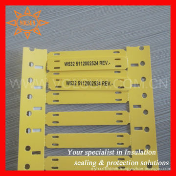 PE permanent identification cable labels tags